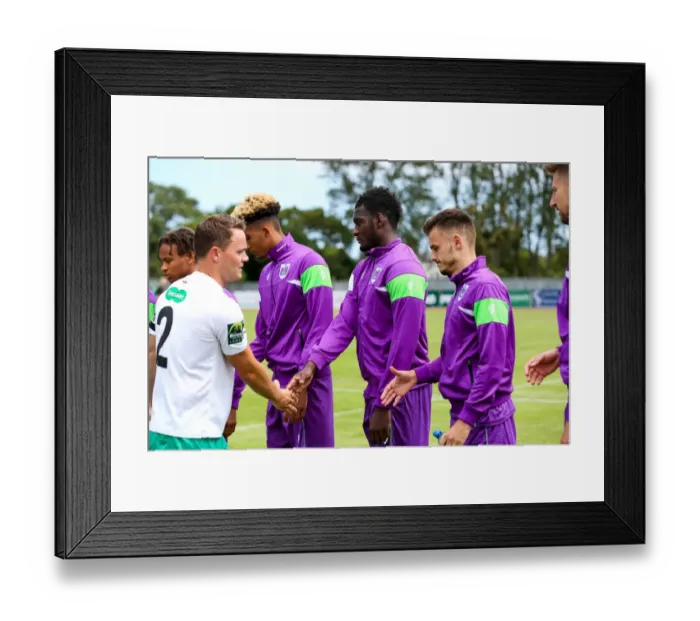 Framed Print : Bristol City FC: Aaron Pierre and Jamie Paterson in Pre-season Action against Guernsey FC, 2017 Framed Print : Bristol City FC: Aaron Pierre and Jamie Paterson in Pre-season Action against Guernsey FC, 2017