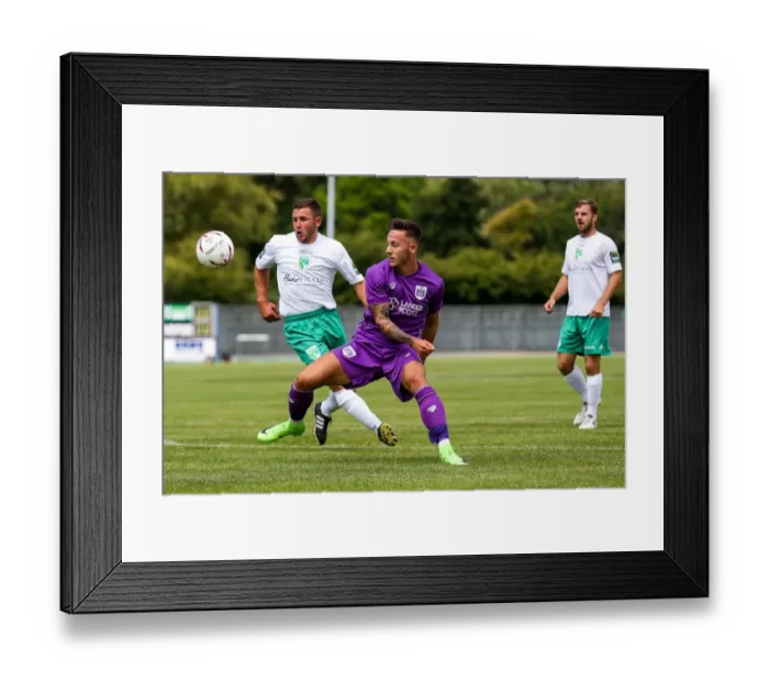Framed Print : Bristol City's Josh Brownhill in Pre-season Action against Guernsey FC, 2017 Framed Print : Bristol City's Josh Brownhill in Pre-season Action against Guernsey FC, 2017