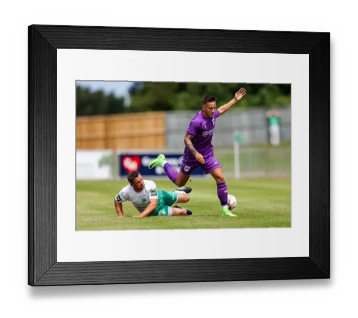 Framed Print : Bristol City's Josh Brownhill in Action during Guernsey Friendly, July 2017 Framed Print : Bristol City's Josh Brownhill in Action during Guernsey Friendly, July 2017