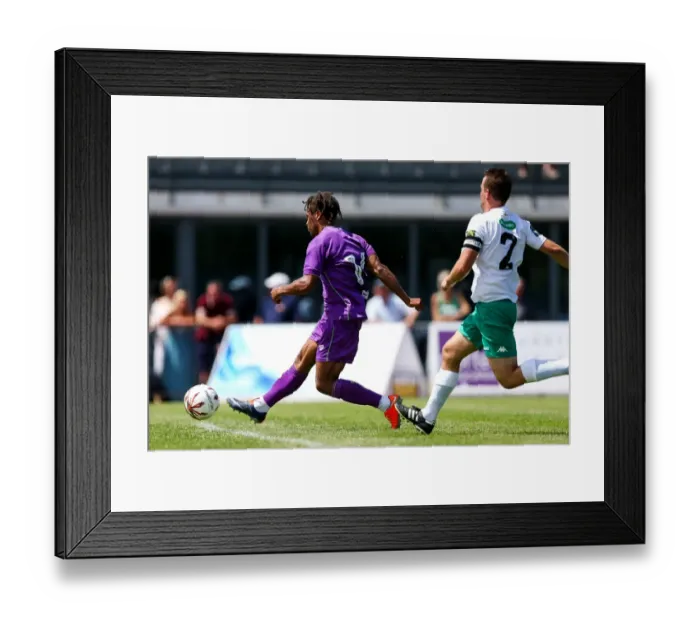 Framed Print : Bobby Reid Scores the Opener: Guernsey FC vs. Bristol City (Pre-season Friendly, 2017) Framed Print : Bobby Reid Scores the Opener: Guernsey FC vs. Bristol City (Pre-season Friendly, 2017)