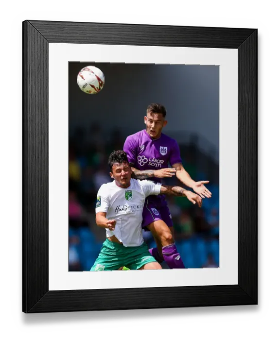 Framed Print : Josh Brownhill in Action: Pre-season Friendly between Guernsey FC and Bristol City, 2017 Framed Print : Josh Brownhill in Action: Pre-season Friendly between Guernsey FC and Bristol City, 2017