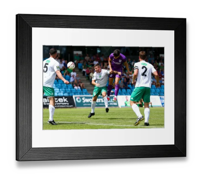 Framed Print : Bristol City's Callum O'Dowda in Pre-season Action against Guernsey FC, 2017 Framed Print : Bristol City's Callum O'Dowda in Pre-season Action against Guernsey FC, 2017