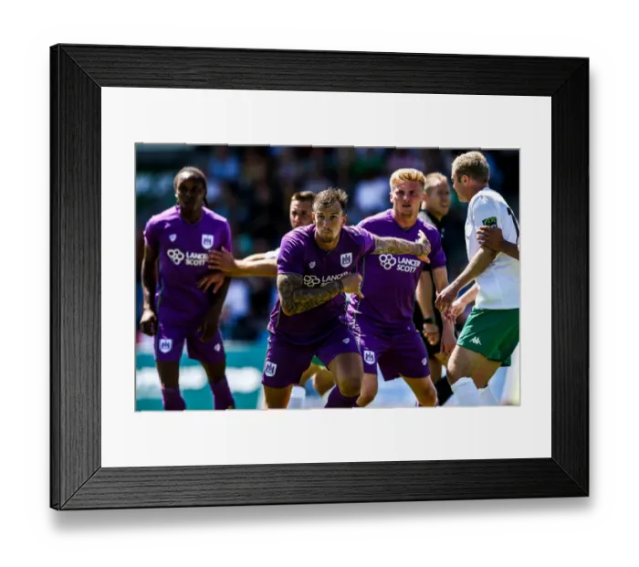 Framed Print : Guernsey v Bristol City 090717 Framed Print : Guernsey v Bristol City 090717