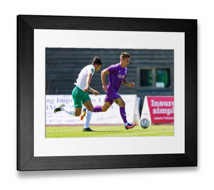 Framed Print : Bristol City's Joe Bryan in Action during Pre-season Friendly against Guernsey FC, 2017 Framed Print : Bristol City's Joe Bryan in Action during Pre-season Friendly against Guernsey FC, 2017