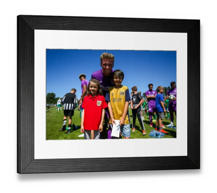 Framed Print : Taylor Moore of Bristol City Poses before Guernsey Friendly, 2017 Framed Print : Taylor Moore of Bristol City Poses before Guernsey Friendly, 2017