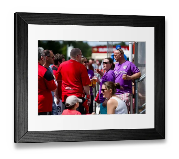 Framed Print : Bristol City Fans at Pre-season Friendly: Bristol Manor Farm vs. Bristol City (09 / 07 / 2017) Framed Print : Bristol City Fans at Pre-season Friendly: Bristol Manor Farm vs. Bristol City (09 / 07 / 2017)