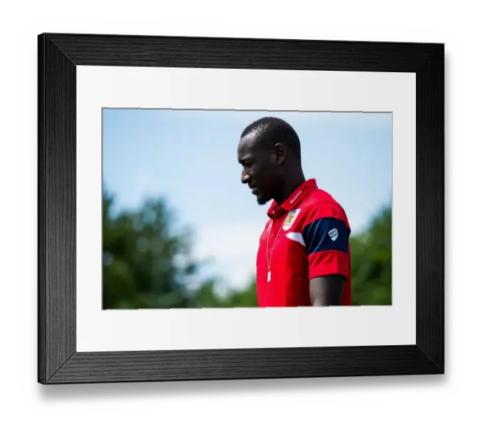 Framed Print : Bristol City's New Record Signing Famara Diedhiou Watches Pre-Season Friendly Against Bristol Manor Farm Framed Print : Bristol City's New Record Signing Famara Diedhiou Watches Pre-Season Friendly Against Bristol Manor Farm