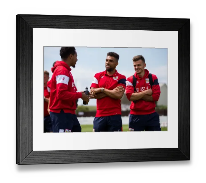 Framed Print : Bristol City Players Watch as Manor Farm and Bristol Clash in Pre-Season Friendly (09 / 07 / 2017) Framed Print : Bristol City Players Watch as Manor Farm and Bristol Clash in Pre-Season Friendly (09 / 07 / 2017)