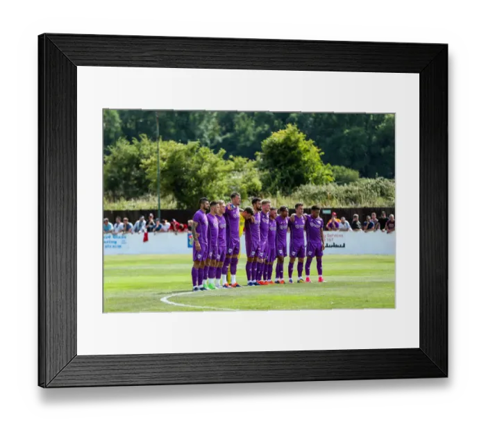 Framed Print : Bradley Lowery Tribute: Silence Held During Bristol Manor Farm vs. Bristol City Pre-season Friendly Framed Print : Bradley Lowery Tribute: Silence Held During Bristol Manor Farm vs. Bristol City Pre-season Friendly