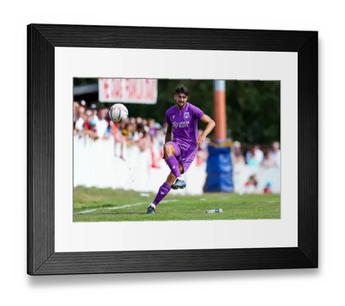 Framed Print : Bristol City's Eros Pisano in Action during Pre-season Friendly