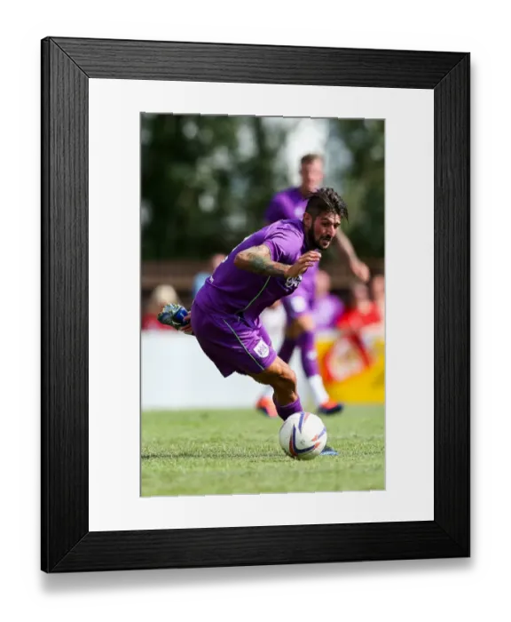 Framed Print : Bristol City's Eros Pisano in Pre-season Form