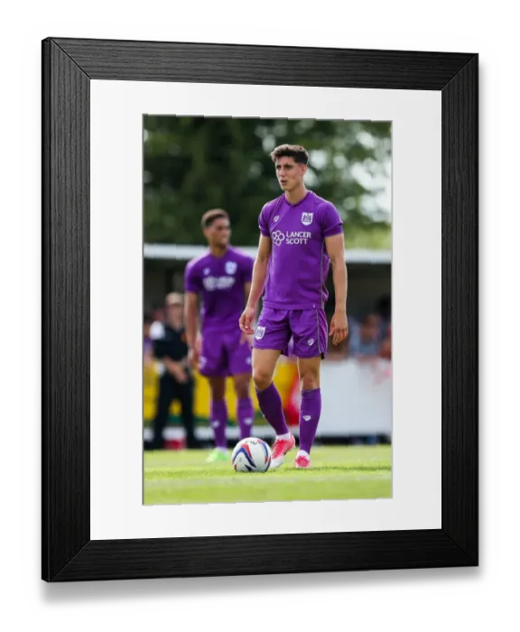 Framed Print : Bristol City's Callum O'Dowda Shines in Pre-season Friendly Against Bristol Manor Farm at The Creek (2017)