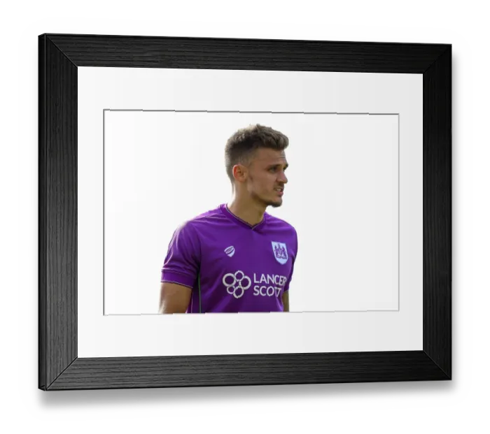 Framed Print : Jamie Paterson Watches as Bristol City Takes on Bristol Manor Farm, 2017