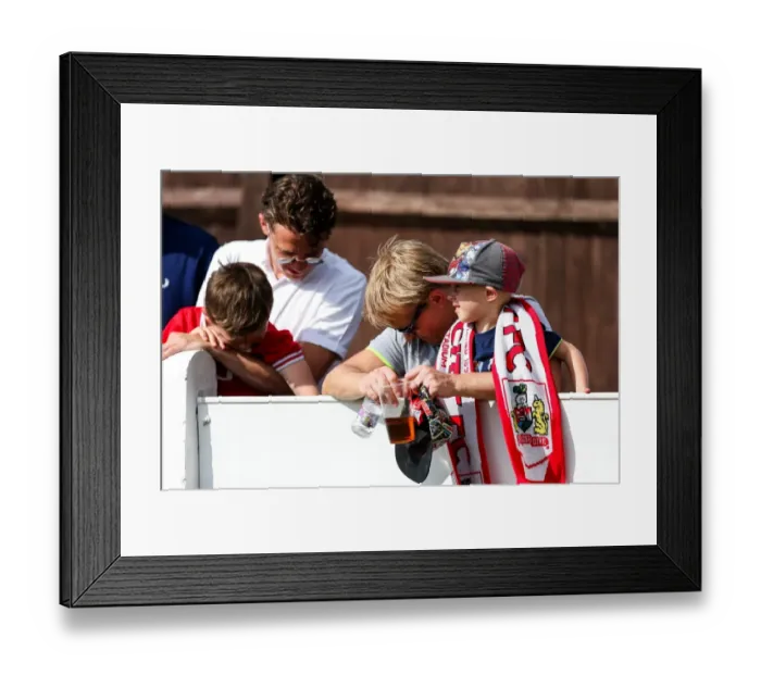 Framed Print : Bristol City FC: Pre-Season Friendly at The Creek - Bristol Manor Farm vs. Bristol City (09.07.2017)