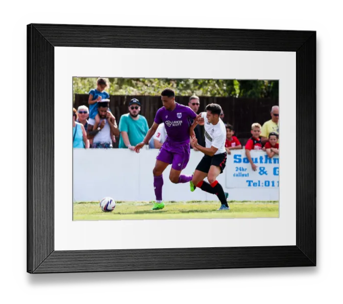 Framed Print : Zak Vyner of Bristol City in Pre-season Friendly against Bristol Manor Farm at The Creek, 2017
