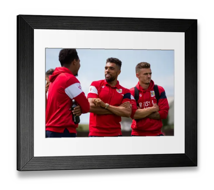 Framed Print : Bristol City Players Observe Pre-season Friendly Action against Bristol Manor Farm Framed Print : Bristol City Players Observe Pre-season Friendly Action against Bristol Manor Farm