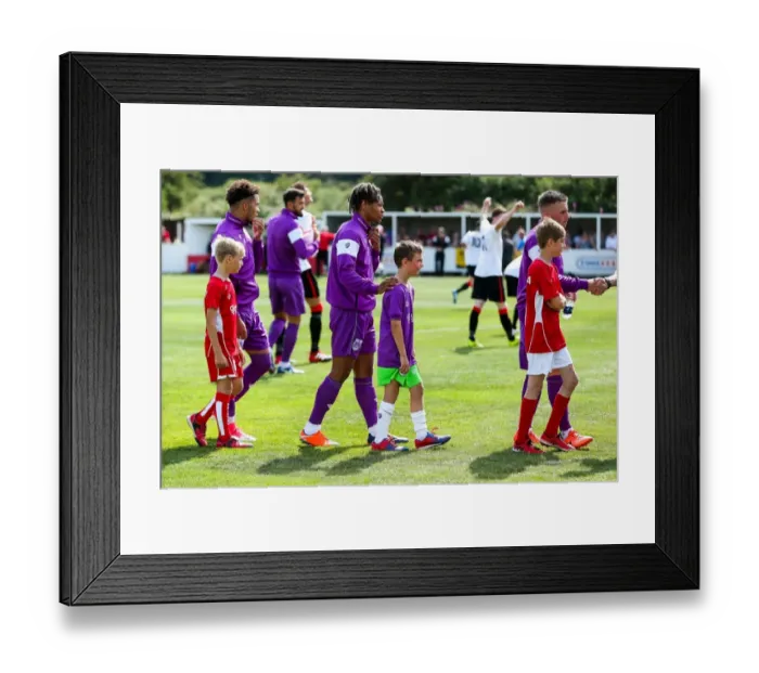 Framed Print : Bristol City FC: The Teams Take the Field - Pre-Season Friendly at The Creek (Bristol Manor Farm vs. Bristol City, 09.07.2017) Framed Print : Bristol City FC: The Teams Take the Field - Pre-Season Friendly at The Creek (Bristol Manor Farm vs. Bristol City, 09.07.2017)