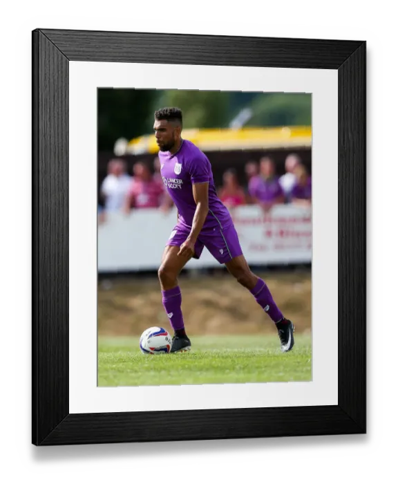 Framed Print : Scott Golbourne in Action: Pre-season Friendly between Bristol City and Bristol Manor Farm (2017) Framed Print : Scott Golbourne in Action: Pre-season Friendly between Bristol City and Bristol Manor Farm (2017)