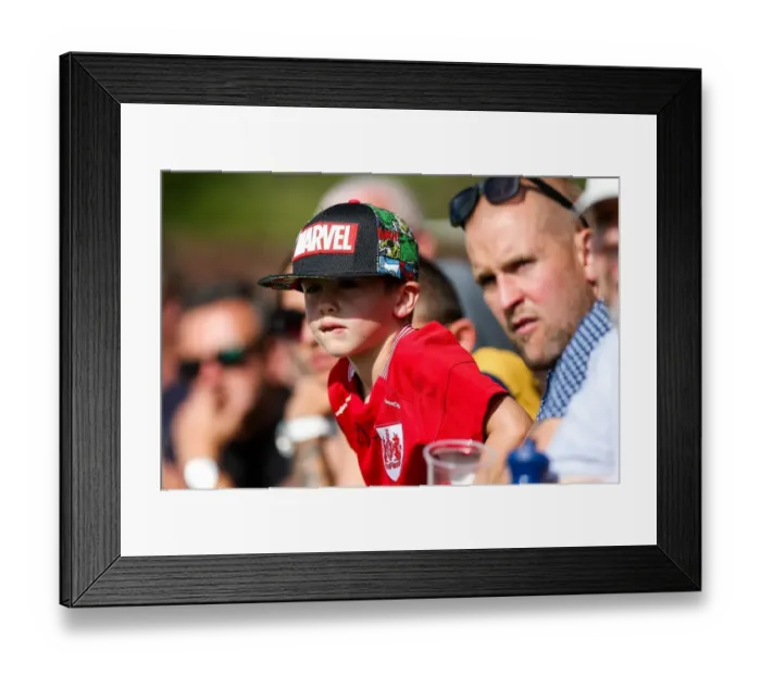 Framed Print : Bristol City Fans at Pre-season Friendly against Bristol Manor Farm, 2017 Framed Print : Bristol City Fans at Pre-season Friendly against Bristol Manor Farm, 2017