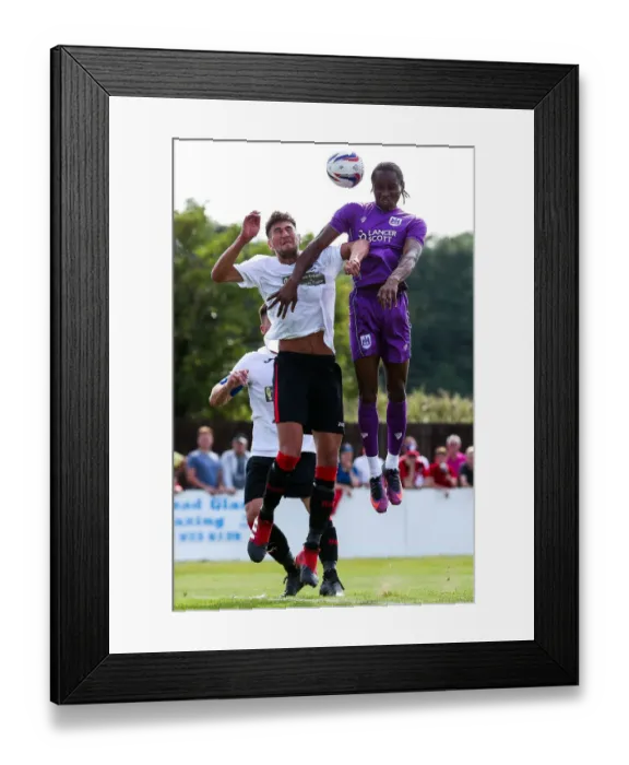 Framed Print : Bristol Manor Farm vs. Bristol City: Shawn McCoulsky in Action, 2017 Pre-season Friendly, The Creek, Bristol