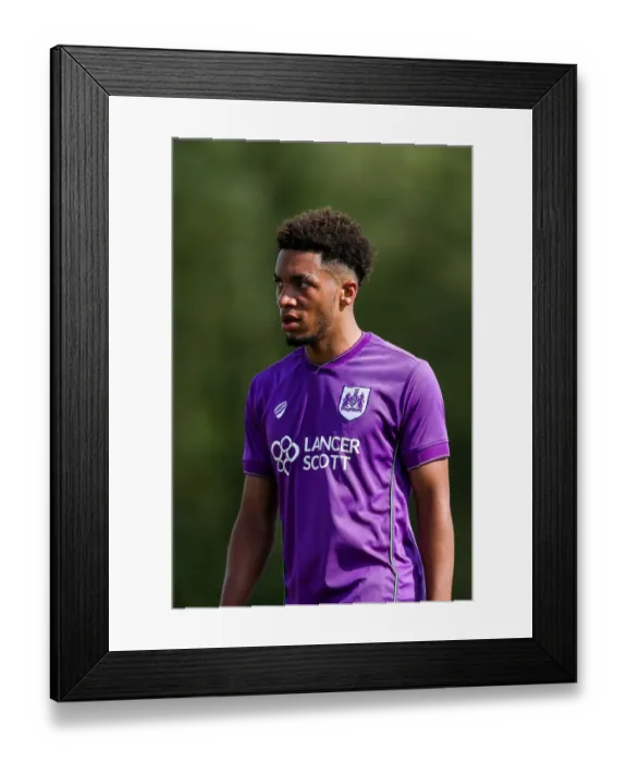 Framed Print : Bristol City's Freddie Hinds Watches Pre-season Match against Bristol Manor Farm at The Creek (2017) Framed Print : Bristol City's Freddie Hinds Watches Pre-season Match against Bristol Manor Farm at The Creek (2017)