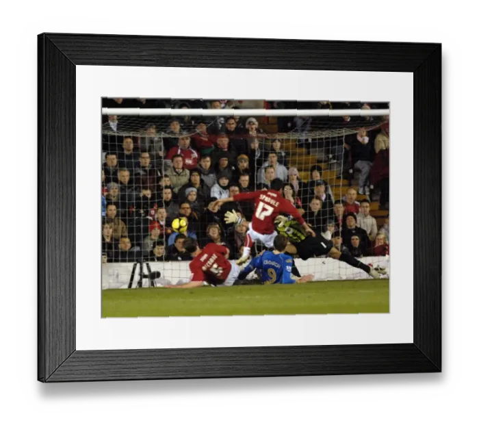 Framed Print : Bristol City vs Portsmouth: A Football Rivalry - Season 08-09