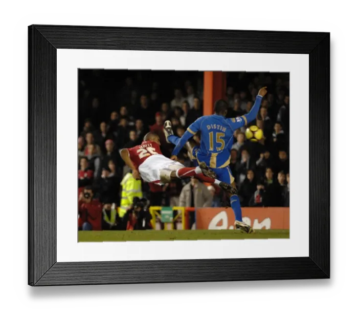 Framed Print : A Football Rivalry: Bristol City vs Portsmouth, Season 08-09