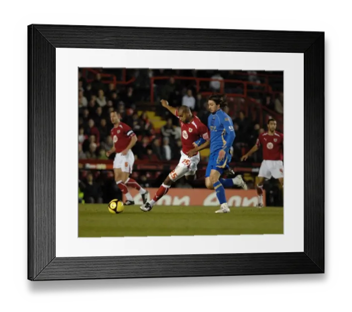 Framed Print : Bristol City vs Portsmouth: A Football Rivalry - Season 08-09