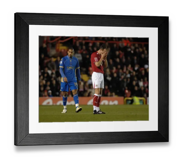 Framed Print : Bristol City vs Portsmouth: A Football Rivalry - Season 08-09
