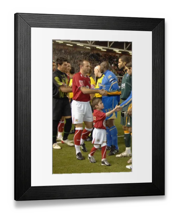 Framed Print : Bristol City vs Portsmouth: A Football Rivalry - Season 08-09