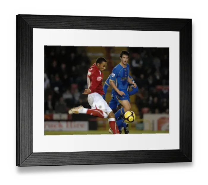 Framed Print : Bristol City vs Portsmouth: A Football Rivalry - Season 08-09
