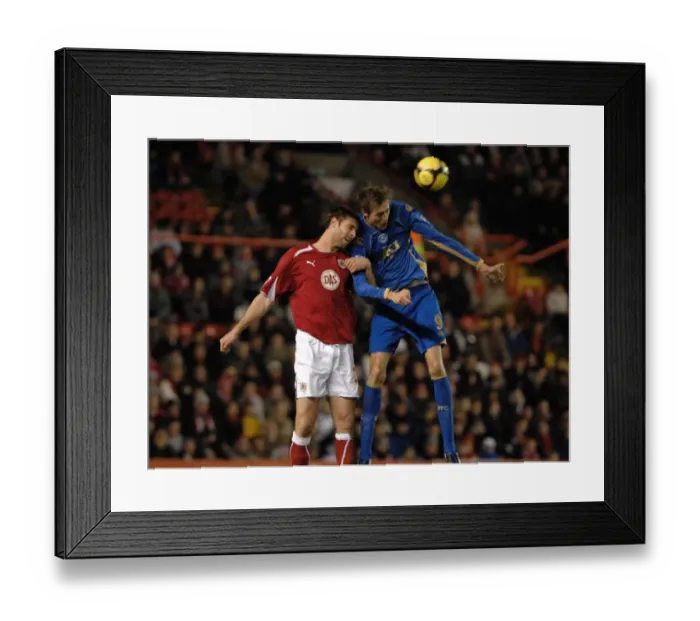 Framed Print : Bristol City vs Portsmouth: A Football Rivalry - Season 08-09