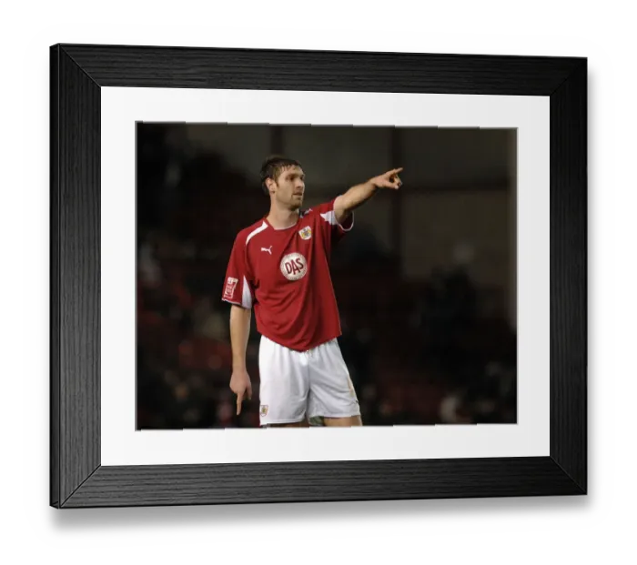 Framed Print : Bristol City First Team: Season 08-09: Bristol City V Portsmouth