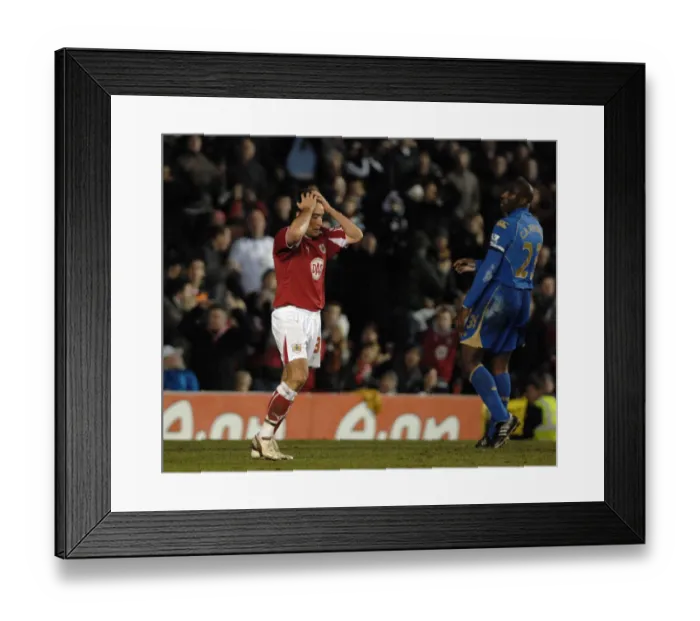 Framed Print : Bristol City vs Portsmouth: A Football Rivalry - Season 08-09