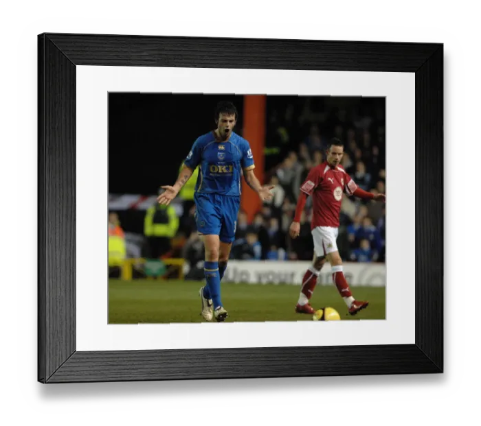Framed Print : Bristol City vs. Portsmouth: A Football Rivalry - Season 08-09