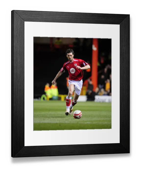 Framed Print : Bristol City vs. Wolverhampton Wanderers: A Football Rivalry - Season 08-09