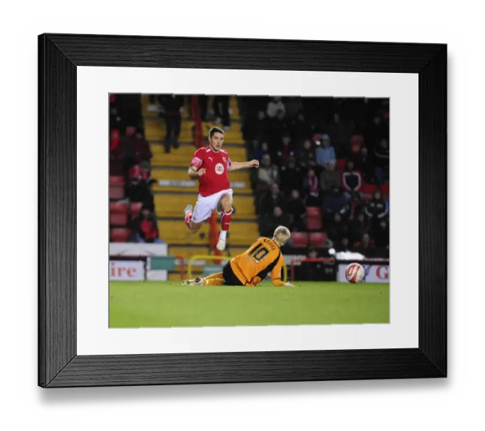 Framed Print : Bristol City vs. Wolverhampton Wanderers: A Football Rivalry - 08-09 Season