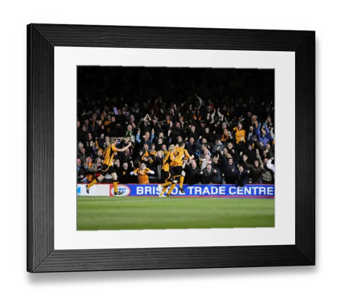Framed Print : Bristol City vs. Wolverhampton Wanderers: A Football Rivalry - Season 08-09