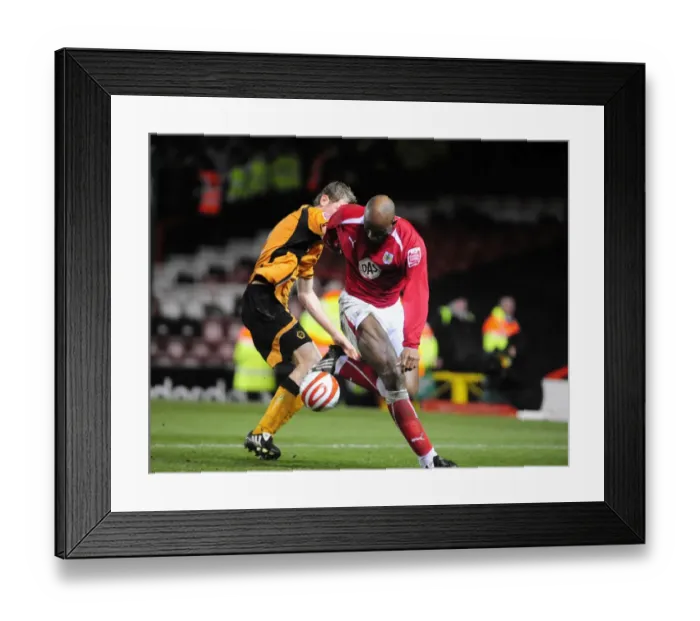 Framed Print : Bristol City vs. Wolverhampton Wanderers: A Football Rivalry - Season 08-09 Framed Print : Bristol City vs. Wolverhampton Wanderers: A Football Rivalry - Season 08-09