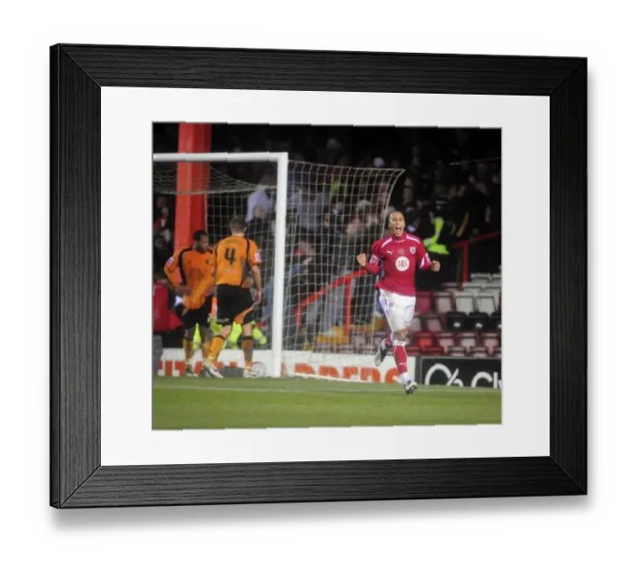 Framed Print : Nicky Maynard Celebration Framed Print : Nicky Maynard Celebration