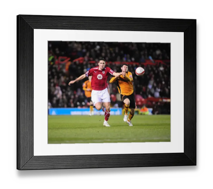 Framed Print : Bristol City vs. Wolverhampton Wanderers: A Football Rivalry - Season 08-09
