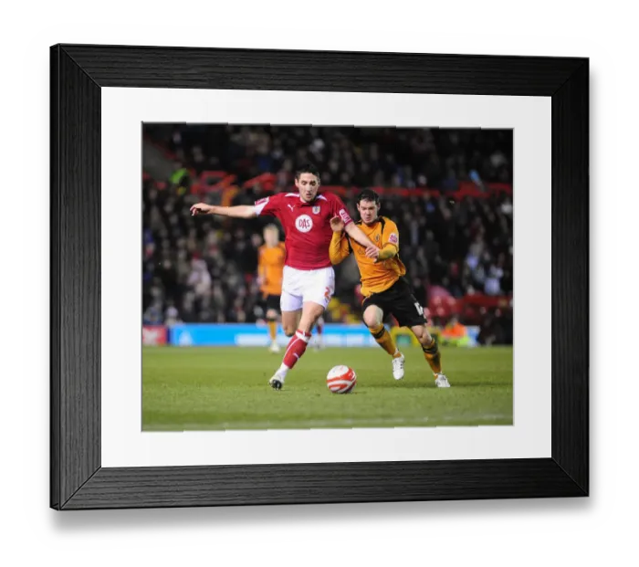 Framed Print : Bristol City vs. Wolverhampton Wanderers: A Football Rivalry - Season 08-09 Framed Print : Bristol City vs. Wolverhampton Wanderers: A Football Rivalry - Season 08-09