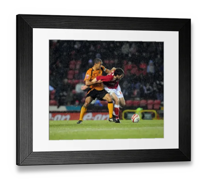 Framed Print : Bristol City vs. Wolverhampton Wanderers: A Football Rivalry - Season 08-09