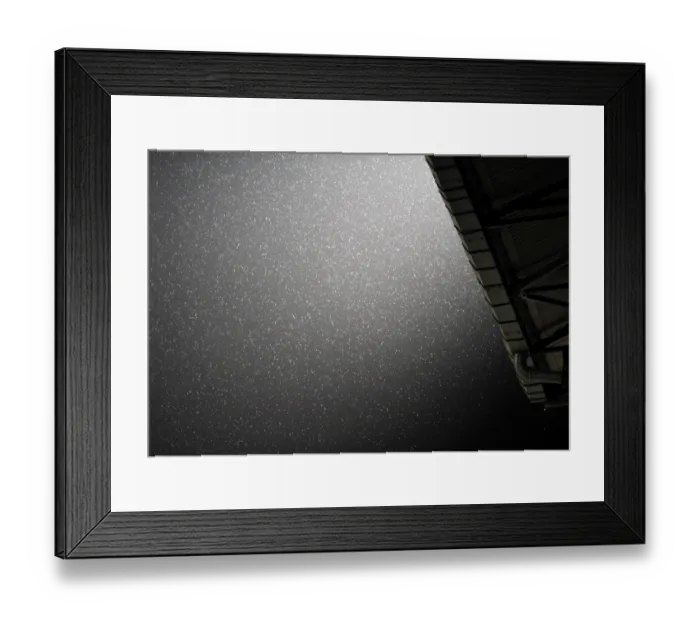 Framed Print : Rain falls at home park Framed Print : Rain falls at home park