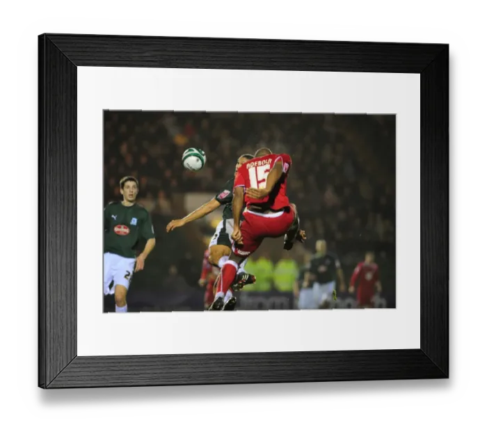 Framed Print : Dele Adebola's Dramatic Last-Minute Header Misses Target for Bristol City Against Plymouth Argyle Framed Print : Dele Adebola's Dramatic Last-Minute Header Misses Target for Bristol City Against Plymouth Argyle