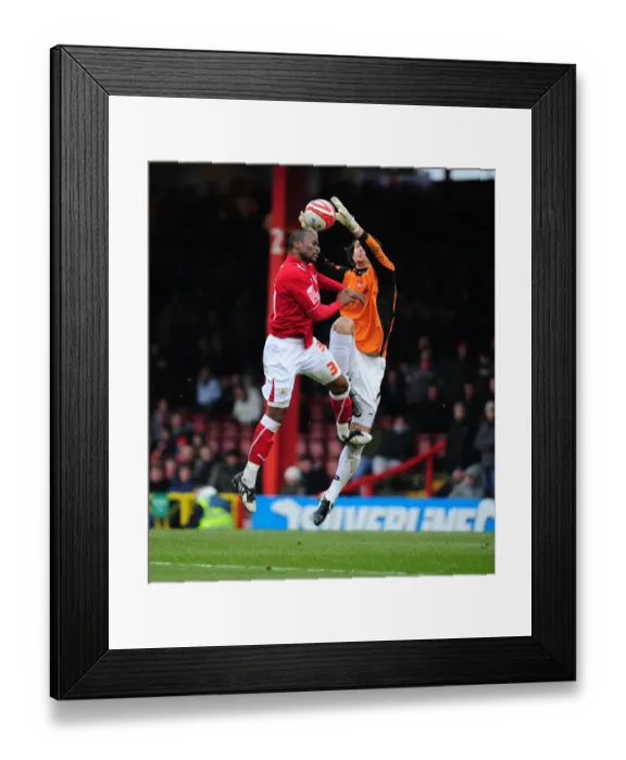Framed Print : Football Rivalry: Bristol City vs Barnsley - Season 08-09 Framed Print : Football Rivalry: Bristol City vs Barnsley - Season 08-09
