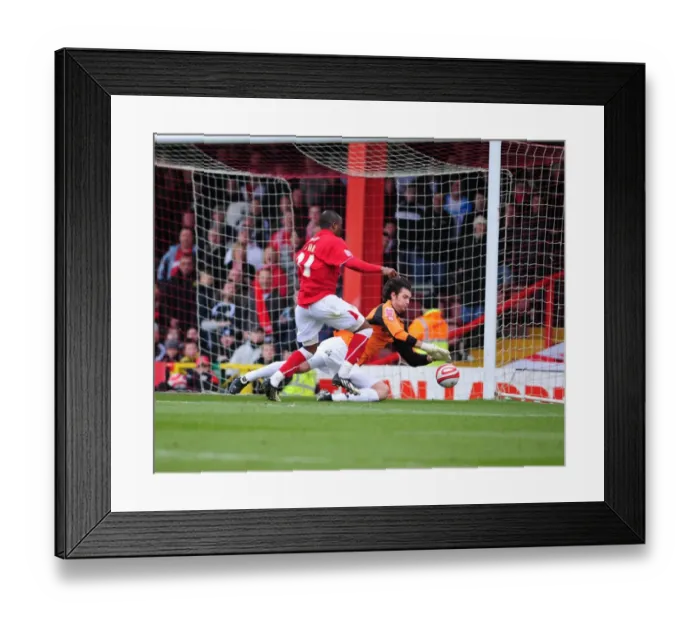 Framed Print : A Football Rivalry: Bristol City vs Barnsley - Season 08-09