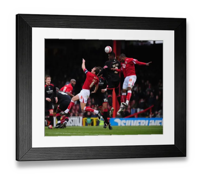 Framed Print : Football Rivalry: Bristol City vs Barnsley - Season 08-09