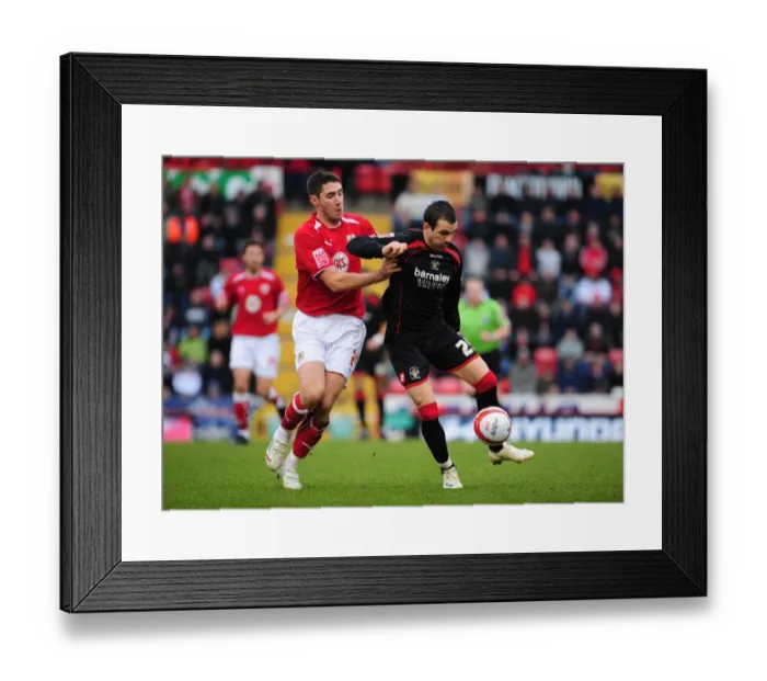 Framed Print : Bristol City vs Barnsley: A Football Rivalry - Season 08-09