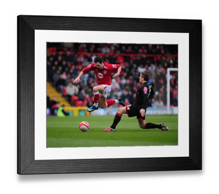 Framed Print : Bristol City vs Barnsley: A Football Rivalry - Season 08-09